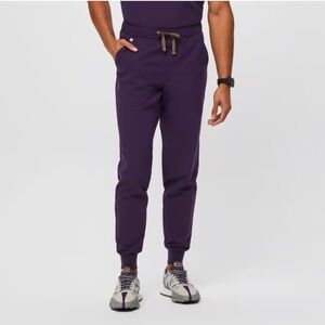 FIGS High Waist Jogger Scrub Pants Men’s Purple Jam Size XL